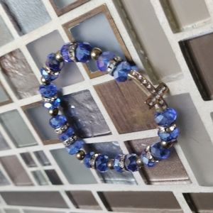 Vintage Artisan Cross bracelet